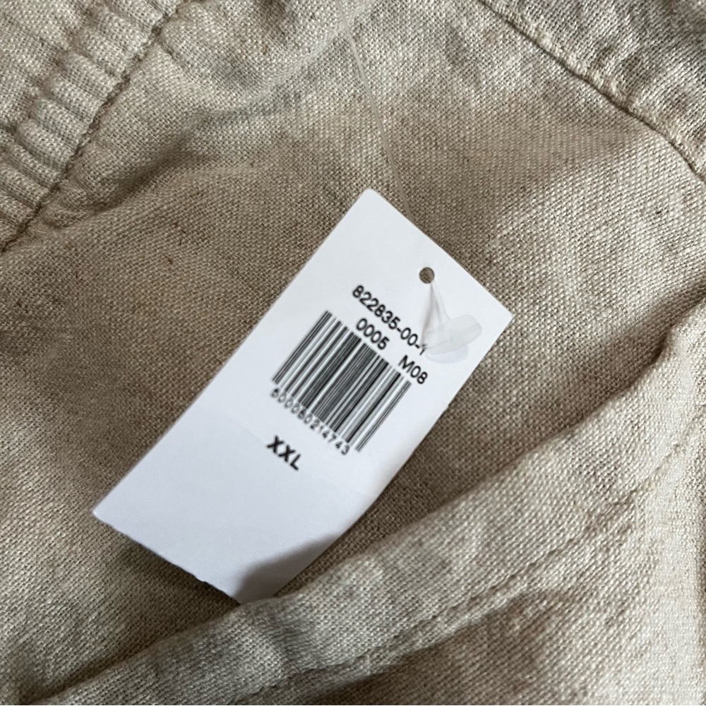 NWT Women’s Old Navy High-Waisted Linen-Blend Shorts -- 3.5-inch inseam XXL - Picture 2 of 6